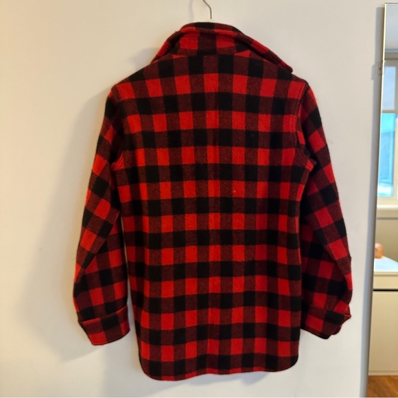 Woolrich Vintage Original Tuxedo Red Check Wool Shirt - Picture 7 of 7